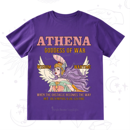 Purplehecate Wise War Goddess Athena T-Shirt