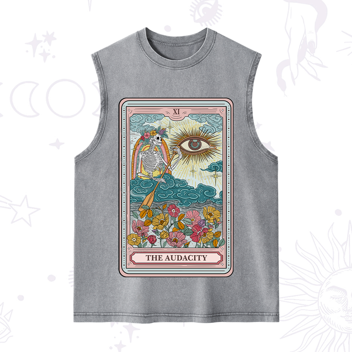 Purplehecate The Audacity Tarot Washed Tank