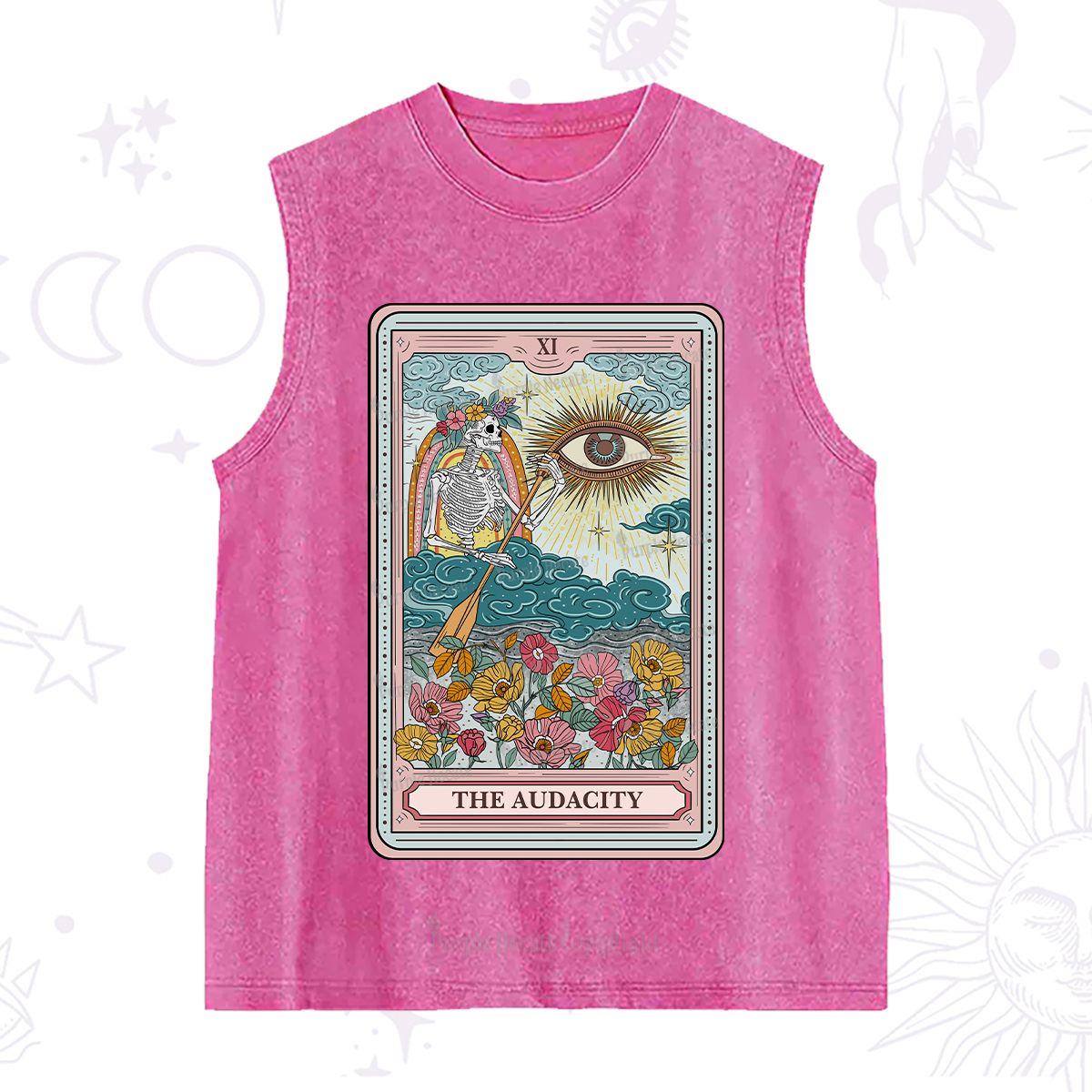 Purplehecate The Audacity Tarot Washed Tank