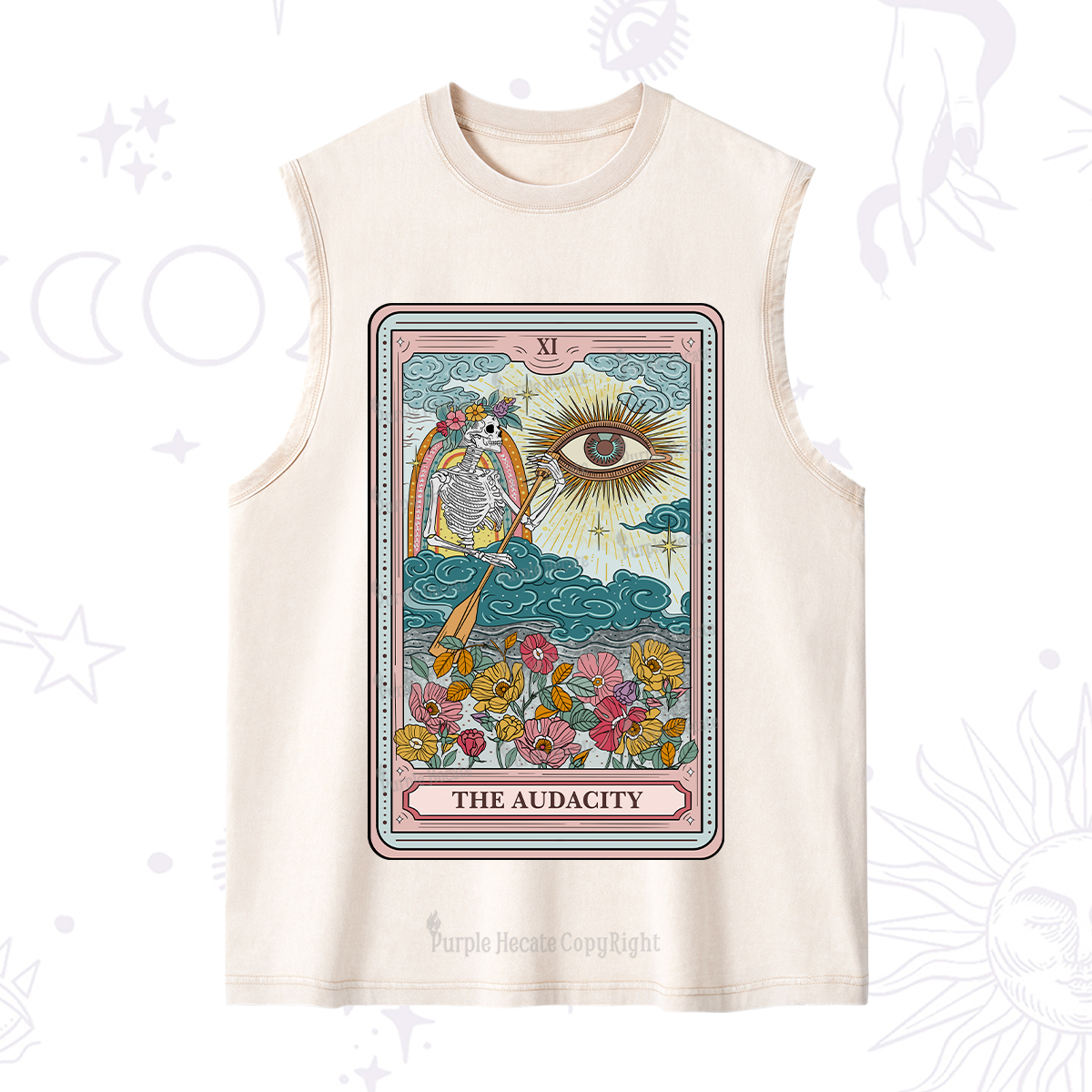 Purplehecate The Audacity Tarot Washed Tank