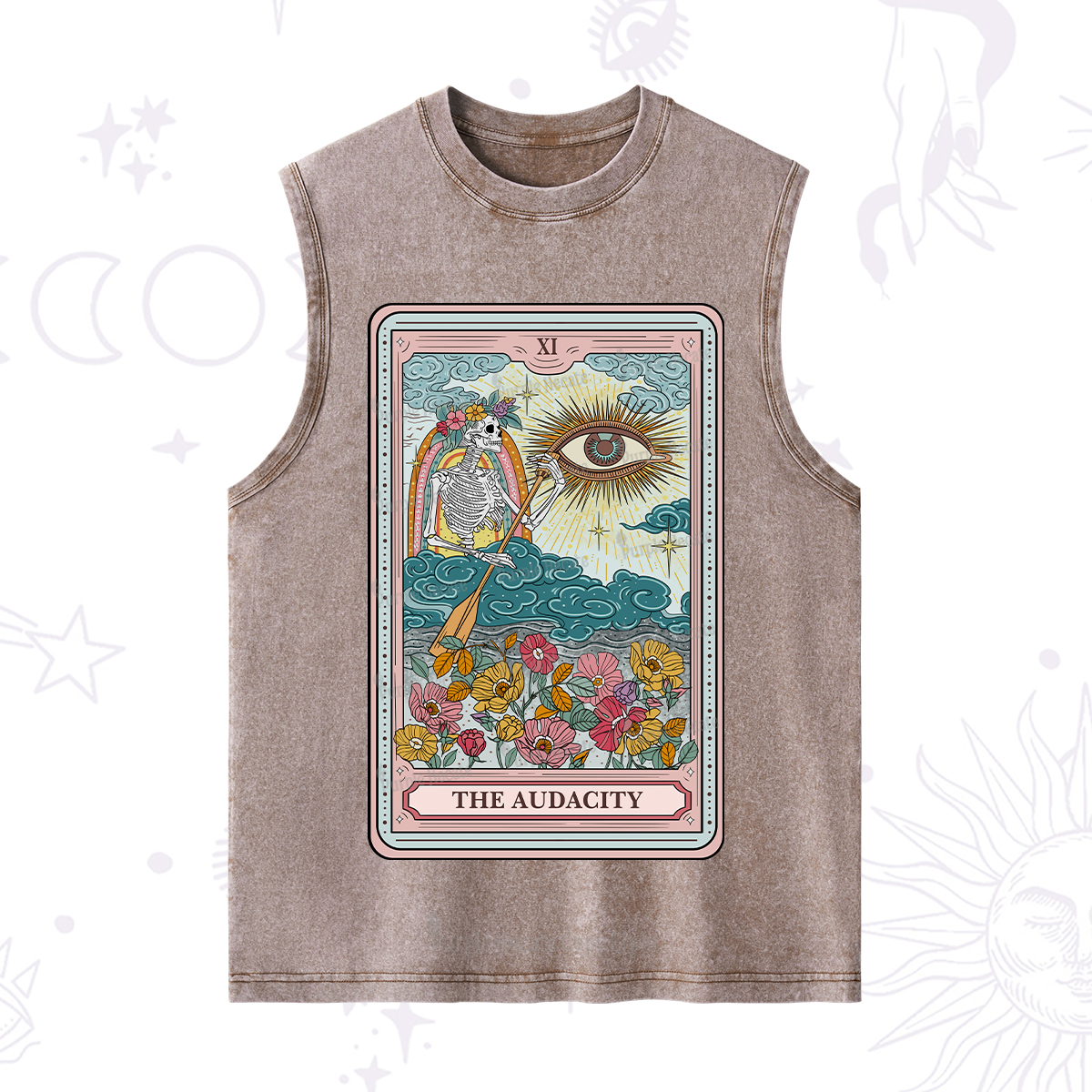 Purplehecate The Audacity Tarot Washed Tank