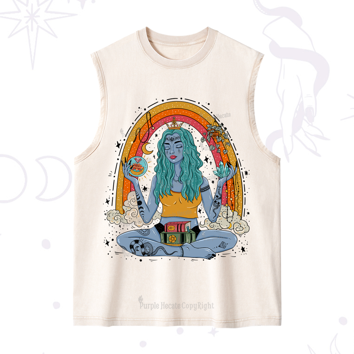 Purplehecate I'm The Queen Of All My Dreams Washed Tank