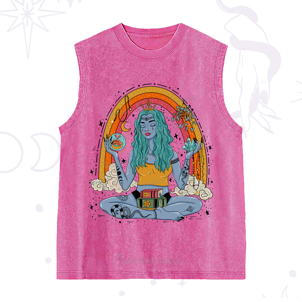 Purplehecate I'm The Queen Of All My Dreams Washed Tank