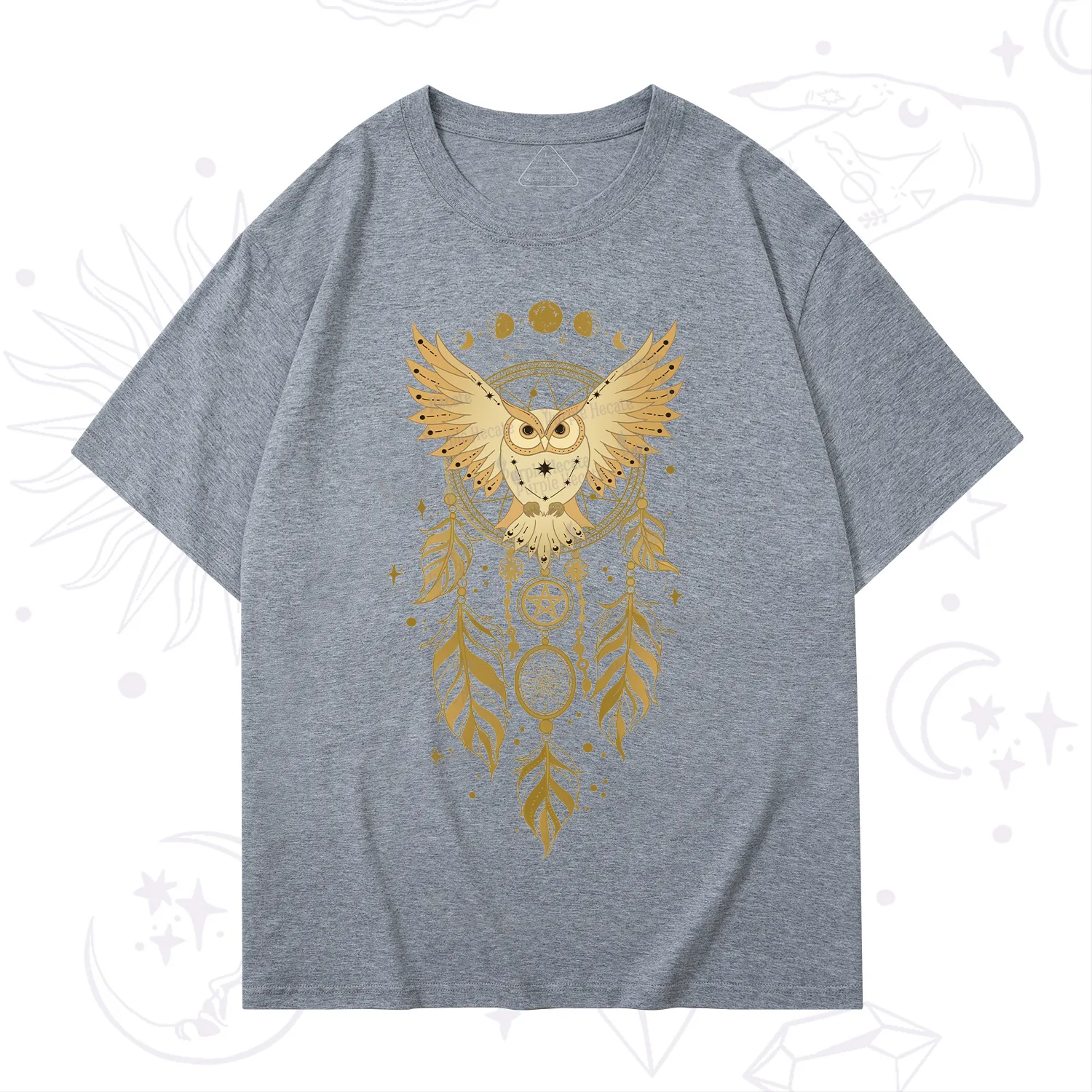 Purplehecate Mystical Owl Dreamcatcher T-Shirt