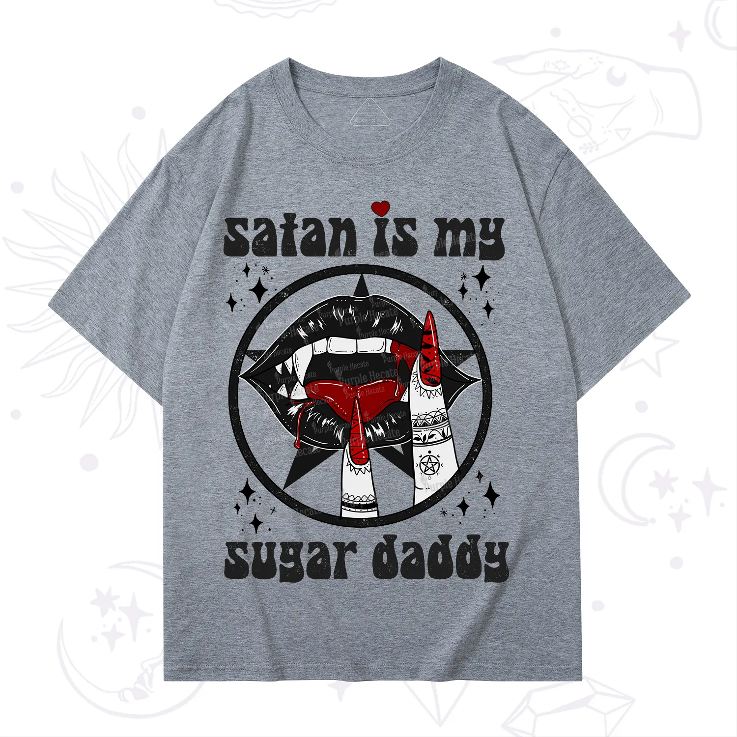 Purplehecate Satan Is My Sugar Daddy T-Shirt