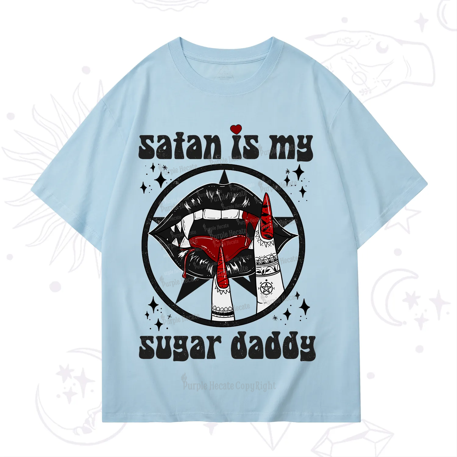 Purplehecate Satan Is My Sugar Daddy T-Shirt