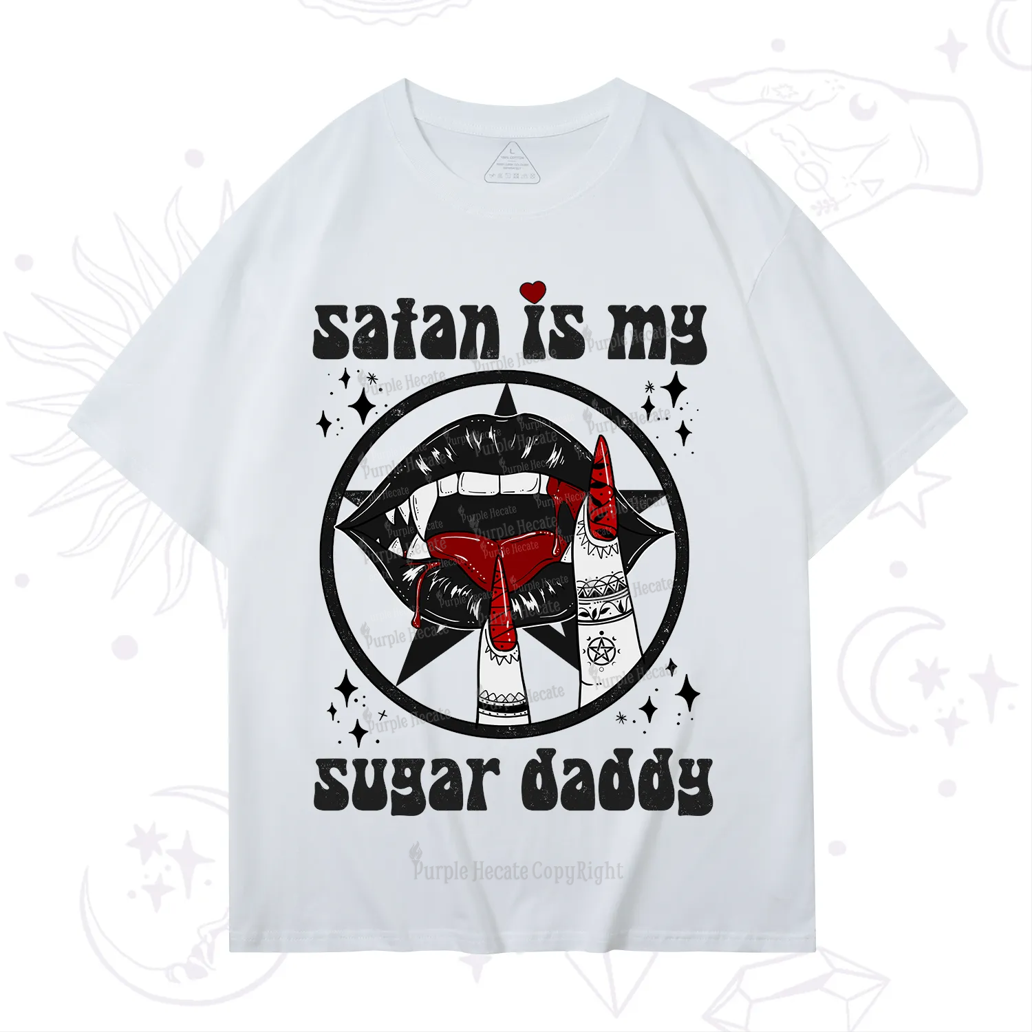 Purplehecate Satan Is My Sugar Daddy T-Shirt