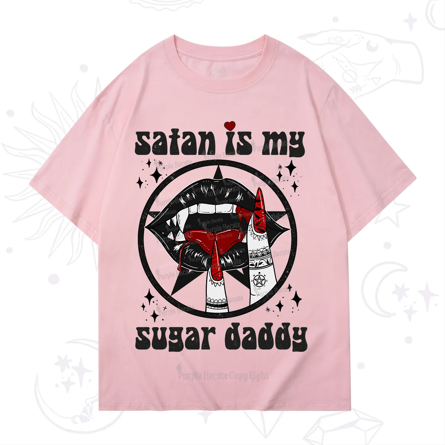 Purplehecate Satan Is My Sugar Daddy T-Shirt