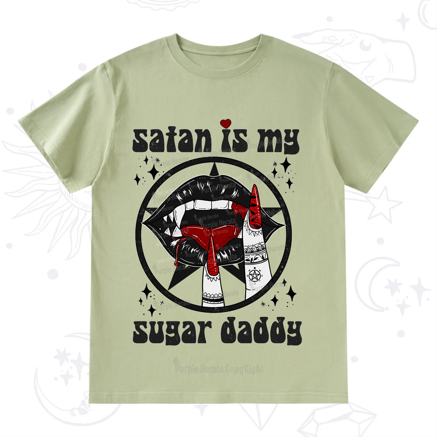 Purplehecate Satan Is My Sugar Daddy T-Shirt