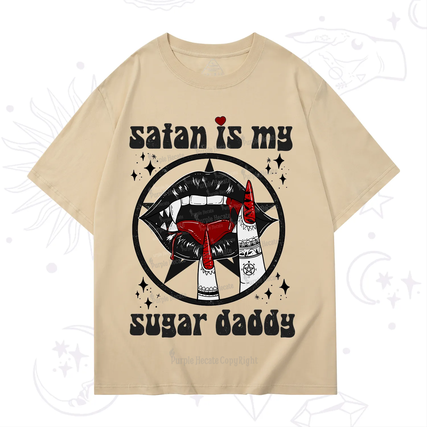 Purplehecate Satan Is My Sugar Daddy T-Shirt