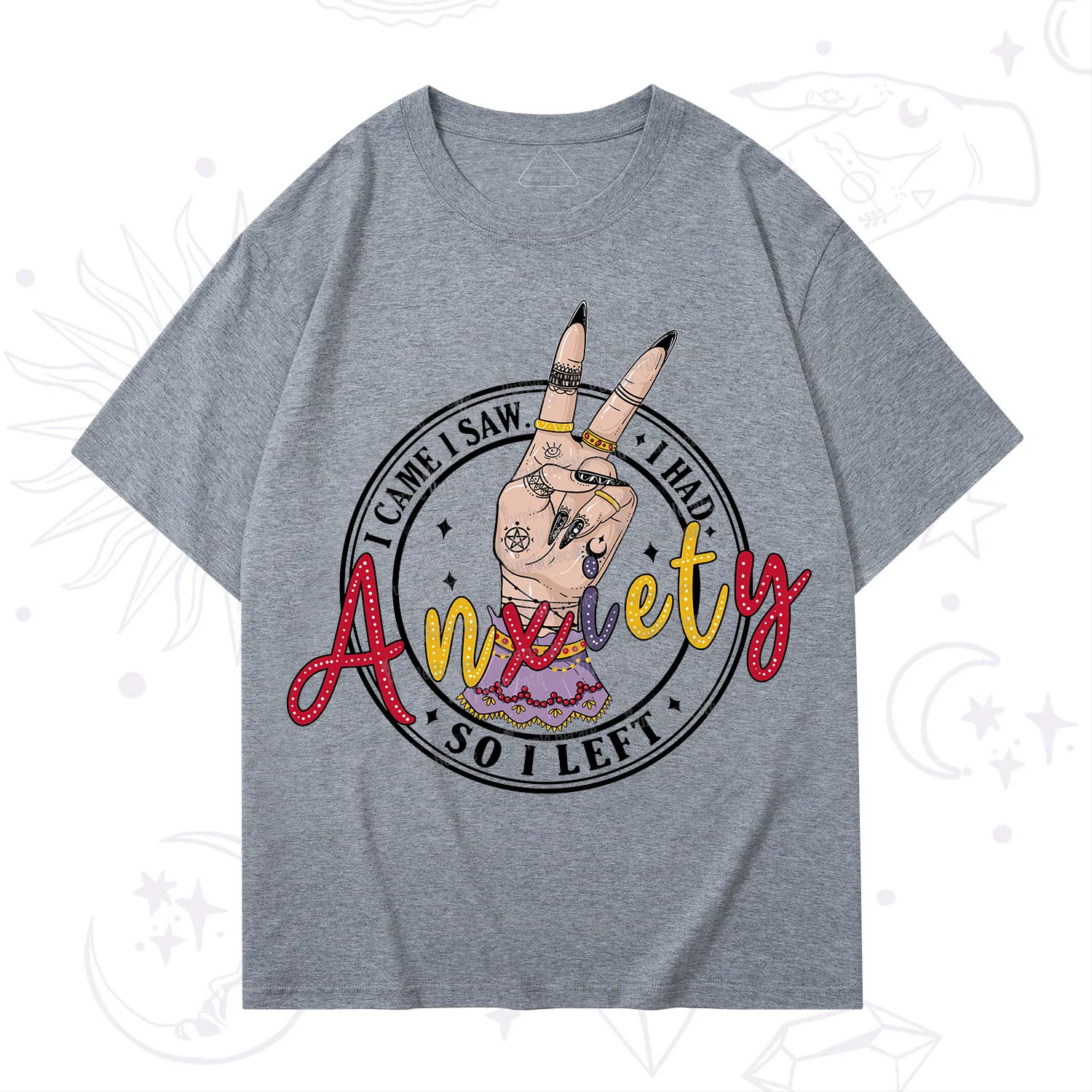 Purplehecate I Had Anxiety So I Left T-Shirt