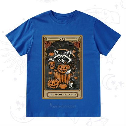 Purplehecate The Spooky Raccoon Tarot Halloween T-Shirt