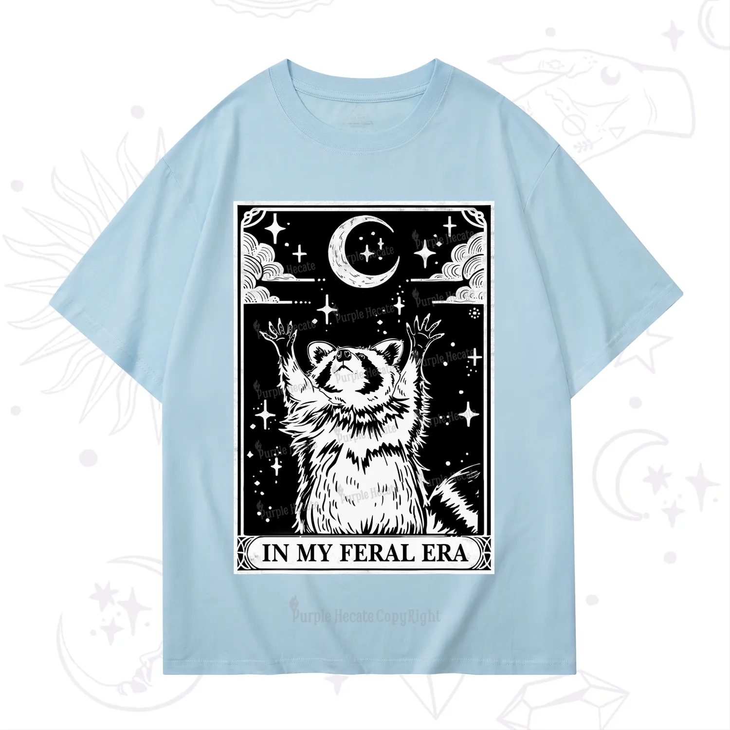 Purplehecate The In My Feral Era Oracle Card T-Shirt