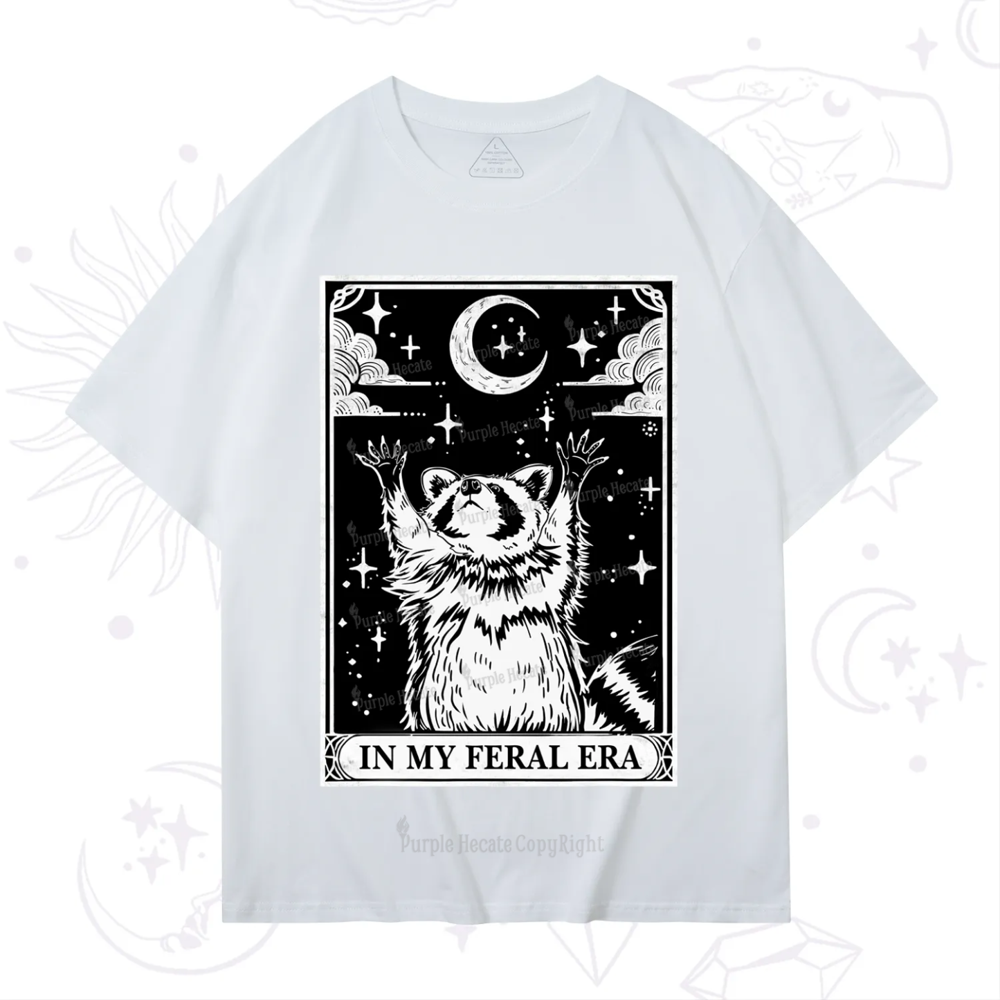 Purplehecate The In My Feral Era Oracle Card T-Shirt