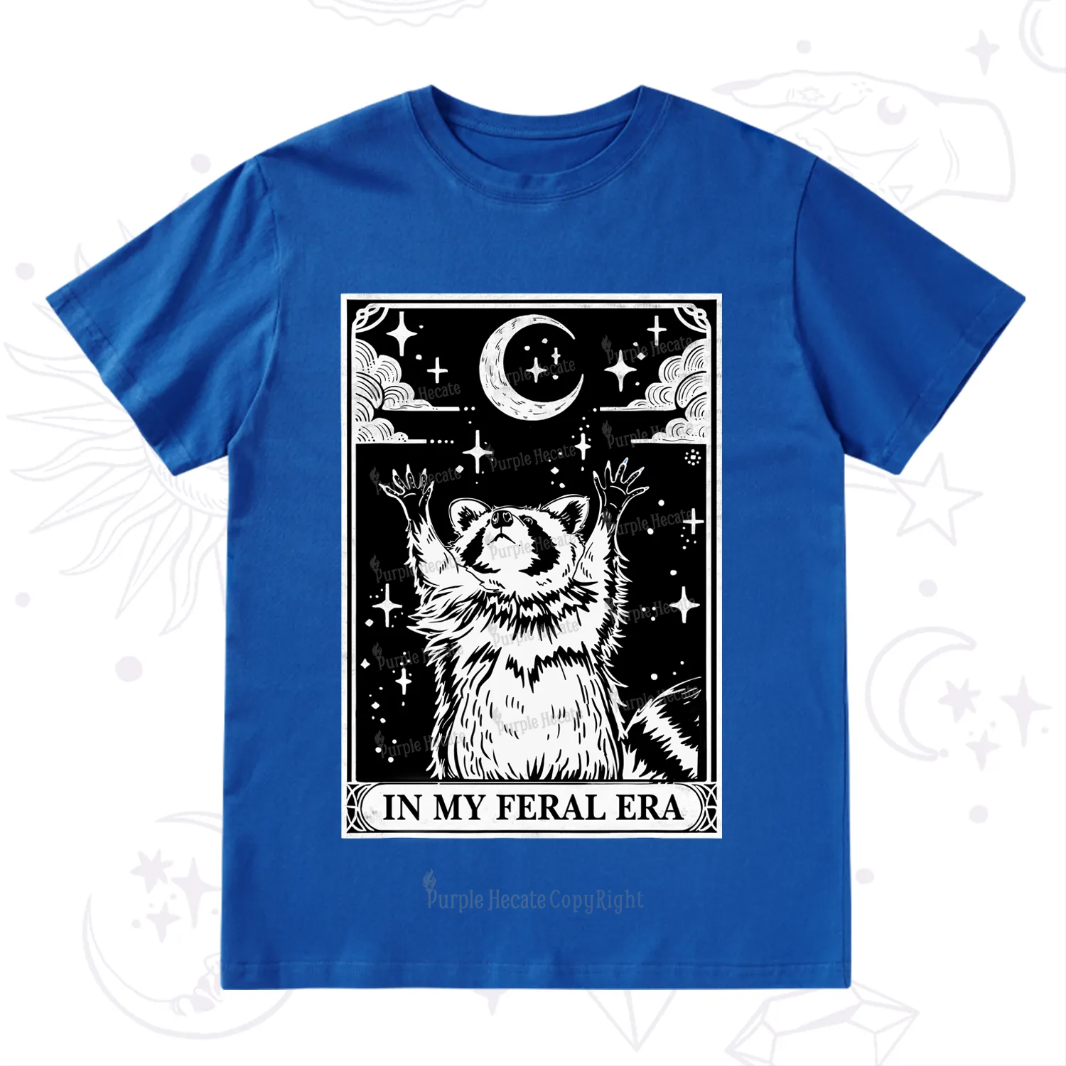 Purplehecate The In My Feral Era Oracle Card T-Shirt
