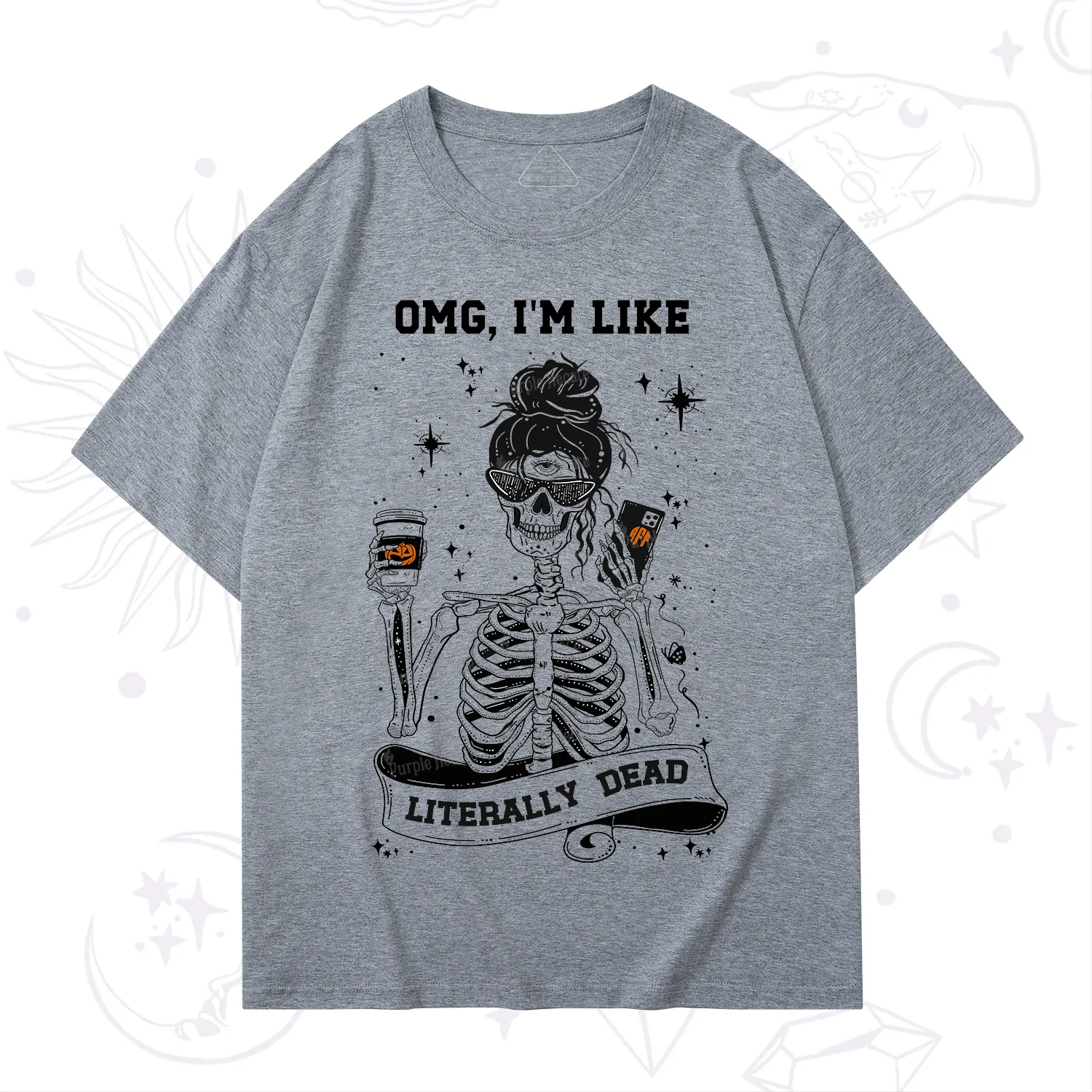 Purplehecate Omg I'm Like Literally Dead Halloween T-Shirt