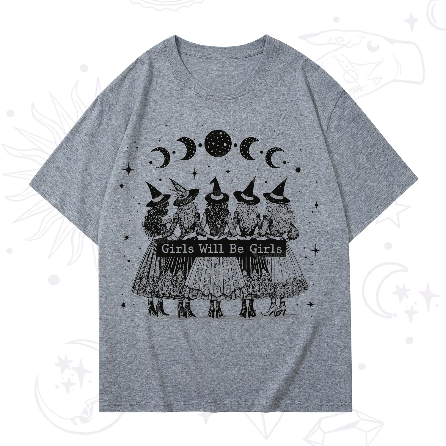 Purplehecate Girls Will Be Girls Witch Power T-Shirt