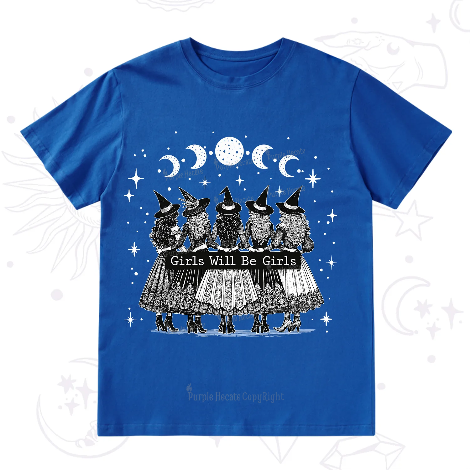 Purplehecate Girls Will Be Girls Witch Power T-Shirt