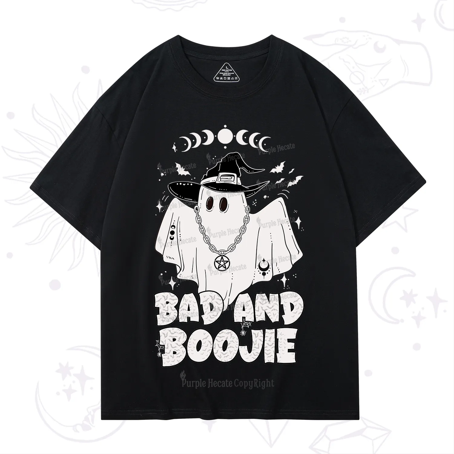 Purplehecate Bad and Boo Jee Halloween T-Shirt