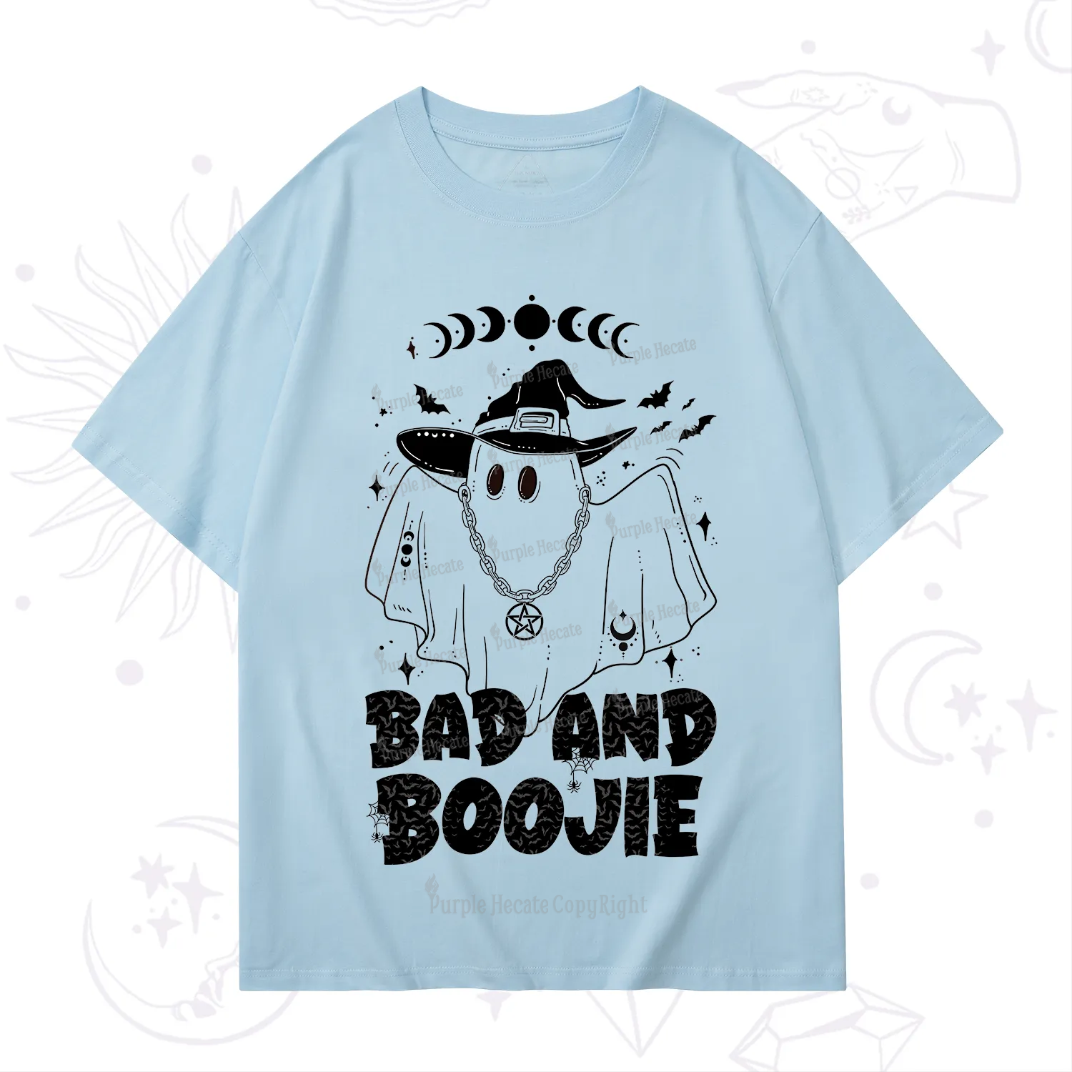 Purplehecate Bad and Boo Jee Halloween T-Shirt