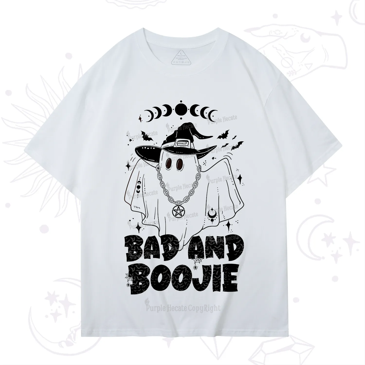 Purplehecate Bad and Boo Jee Halloween T-Shirt