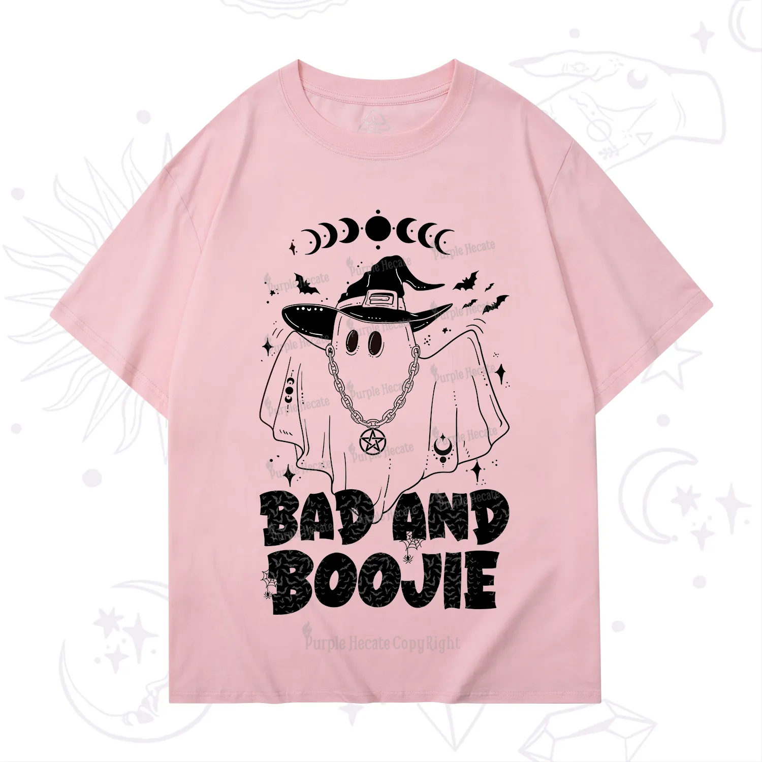 Purplehecate Bad and Boo Jee Halloween T-Shirt