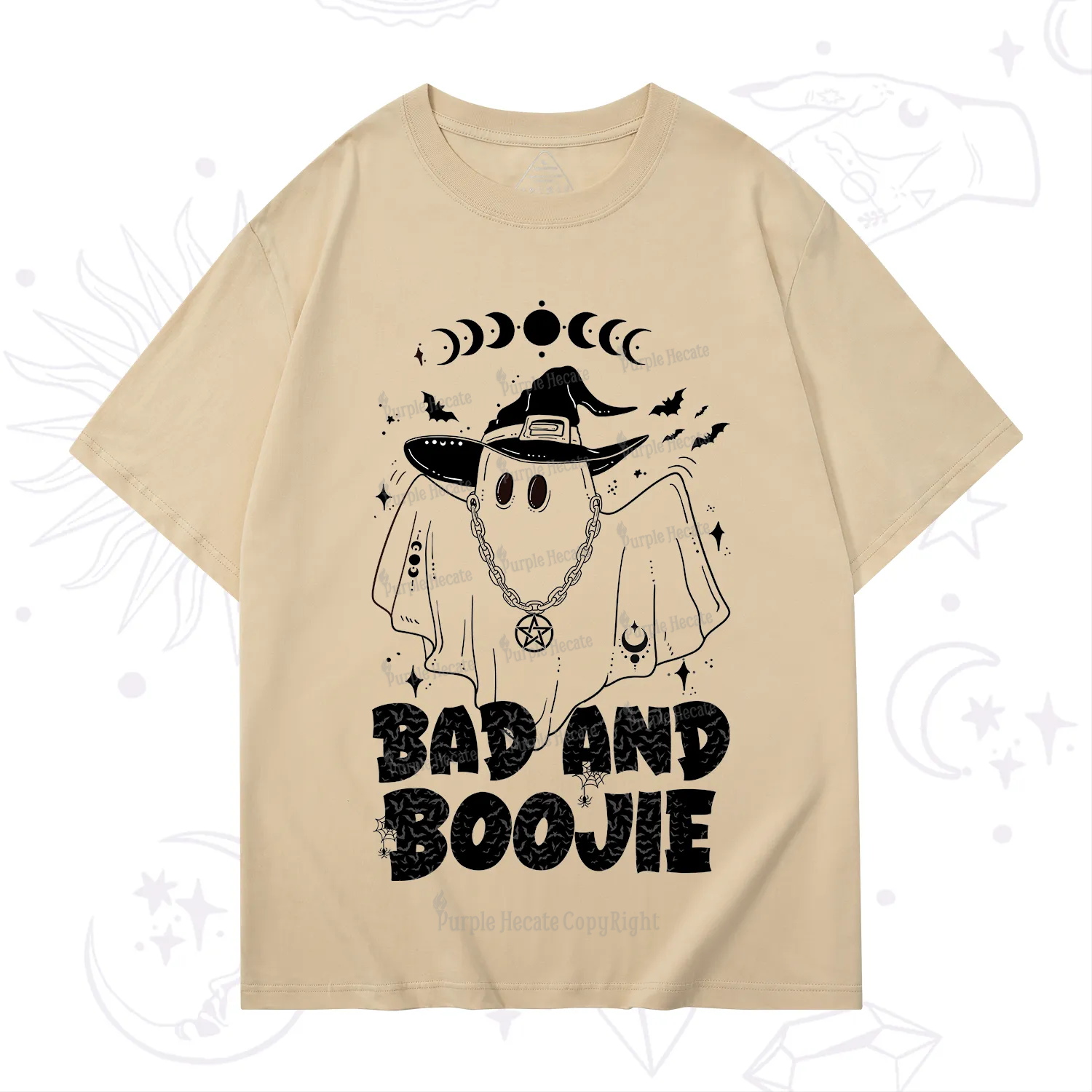 Purplehecate Bad and Boo Jee Halloween T-Shirt