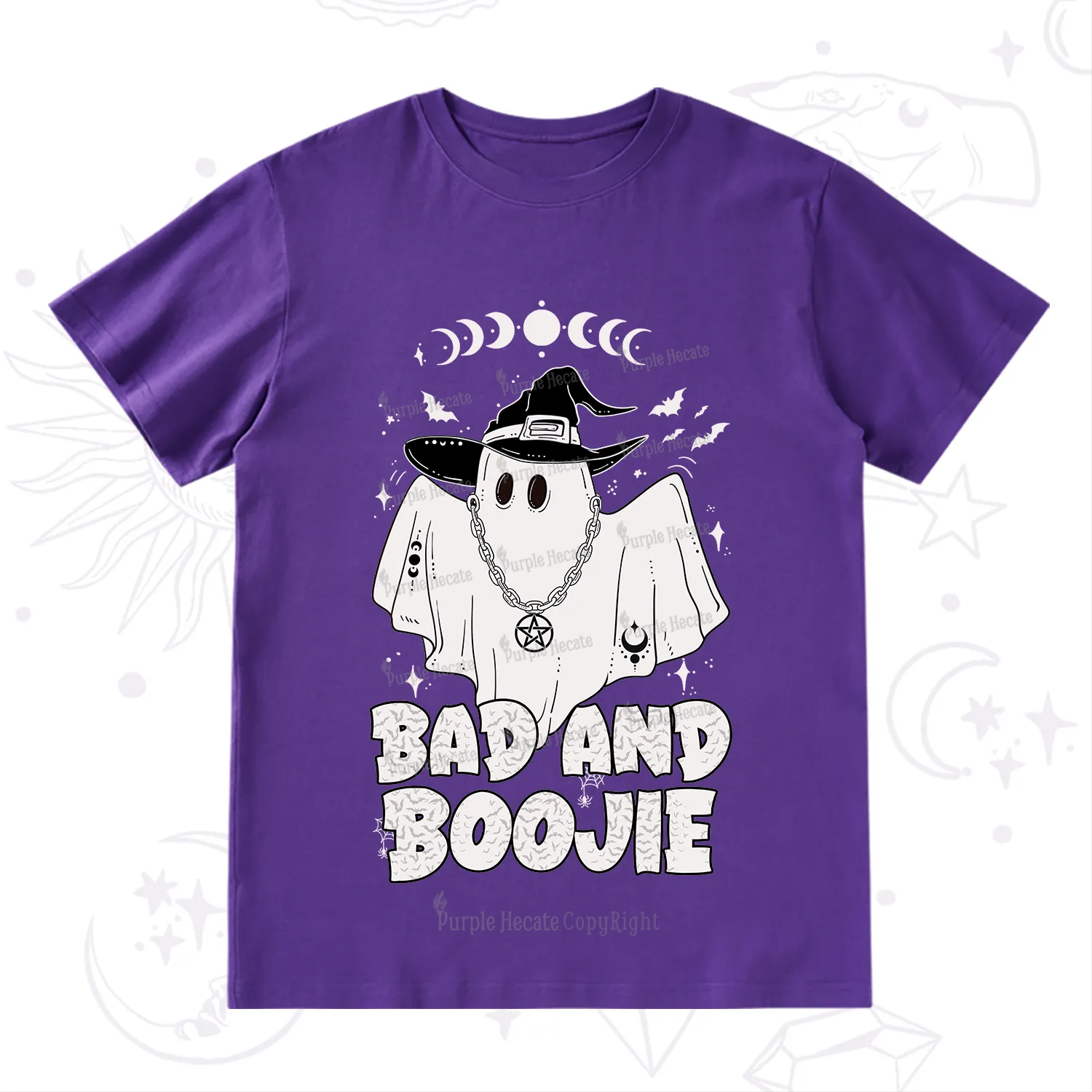 Purplehecate Bad and Boo Jee Halloween T-Shirt
