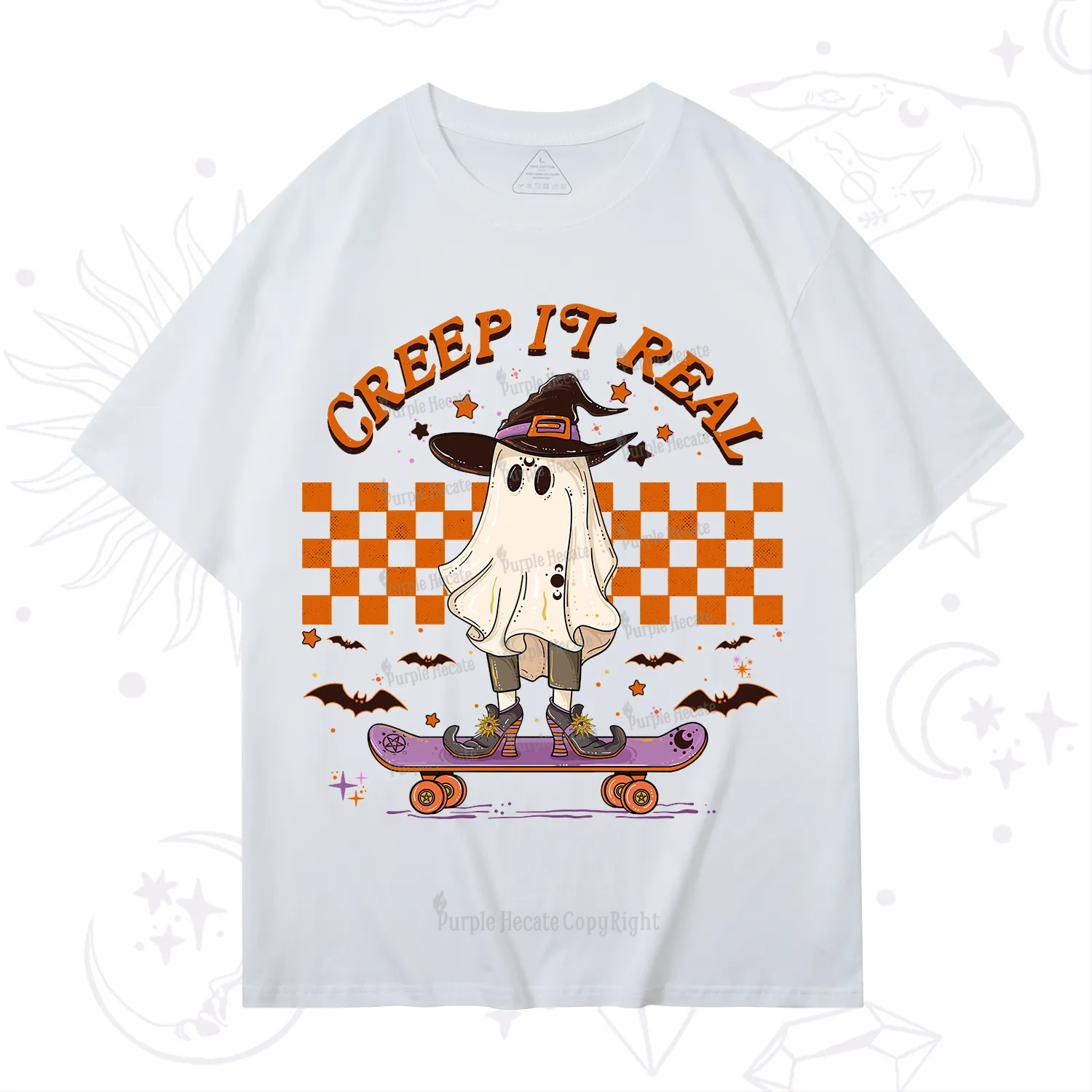 Purplehecate Creep It Real Halloween T-Shirt