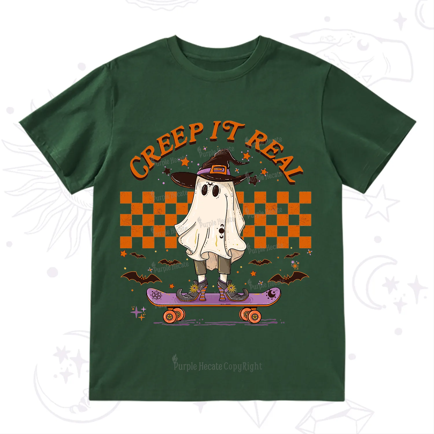 Purplehecate Creep It Real Halloween T-Shirt