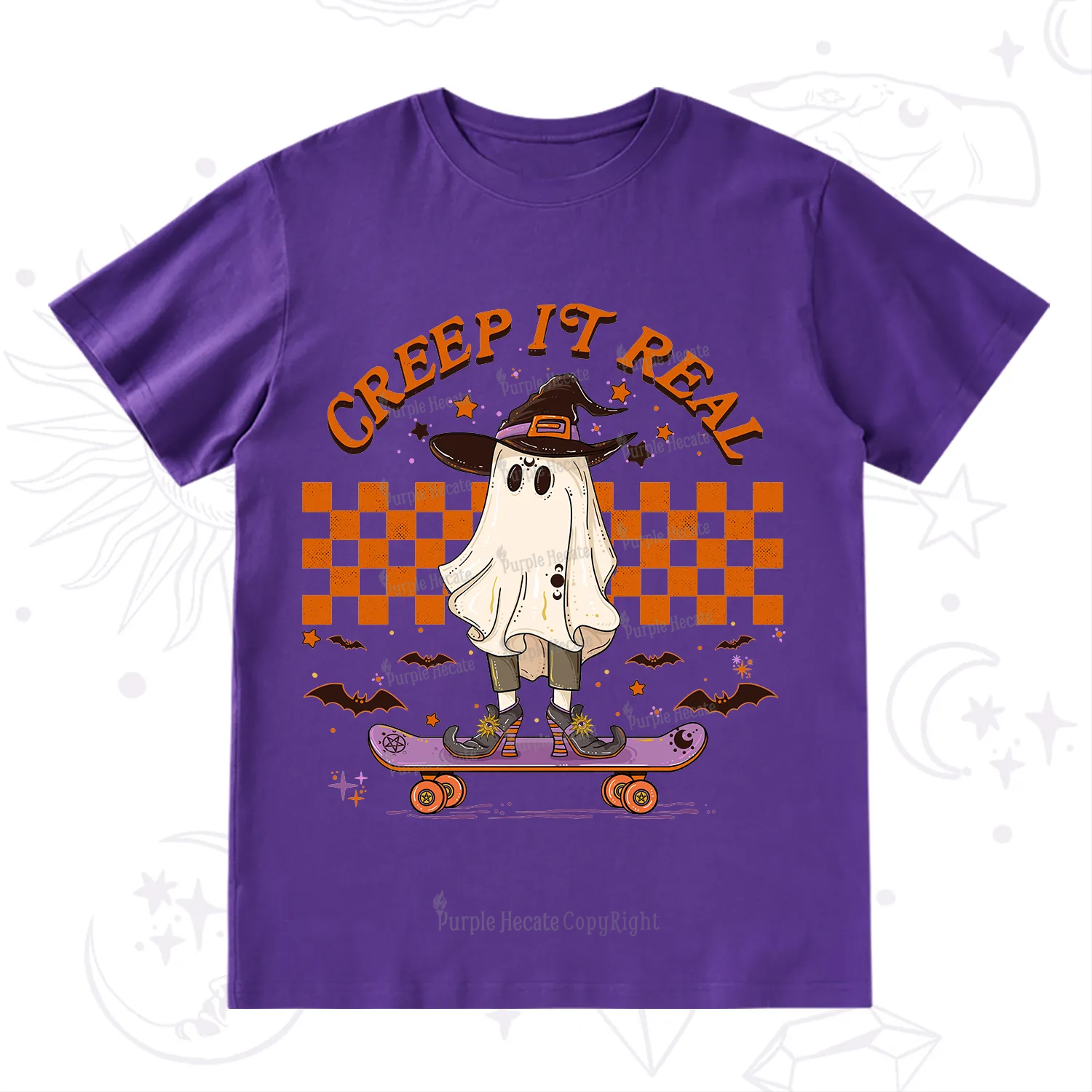 Purplehecate Creep It Real Halloween T-Shirt