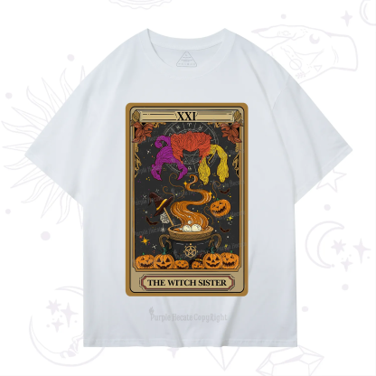 Purplehecate The Witch Sister Tarot Halloween T-Shirt