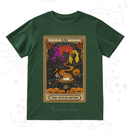 Purplehecate The Witch Sister Tarot Halloween T-Shirt
