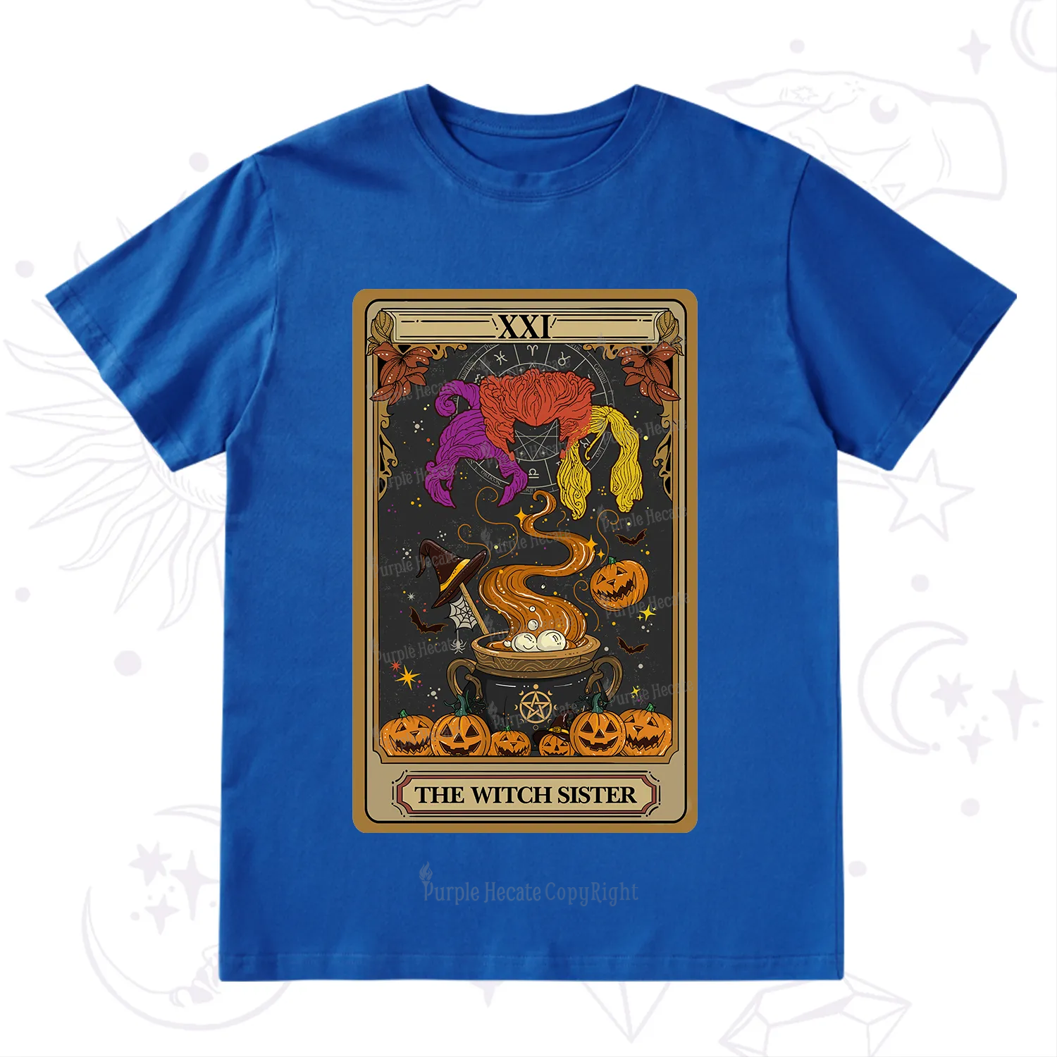 Purplehecate The Witch Sister Tarot Halloween T-Shirt