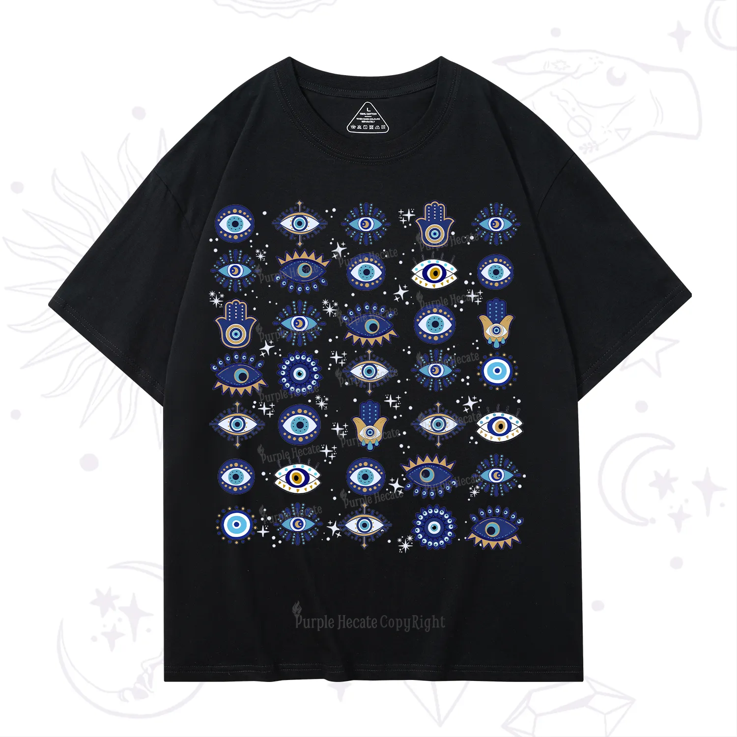 Purplehecate Evil Eye Protection T-Shirt