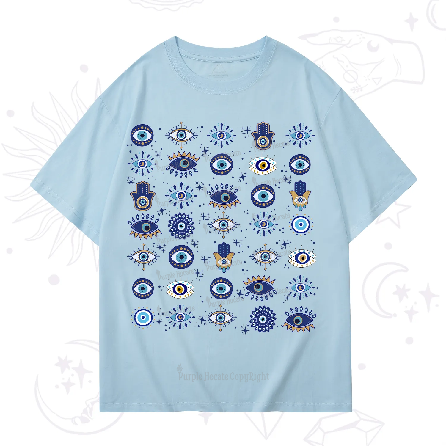 Purplehecate Evil Eye Protection T-Shirt
