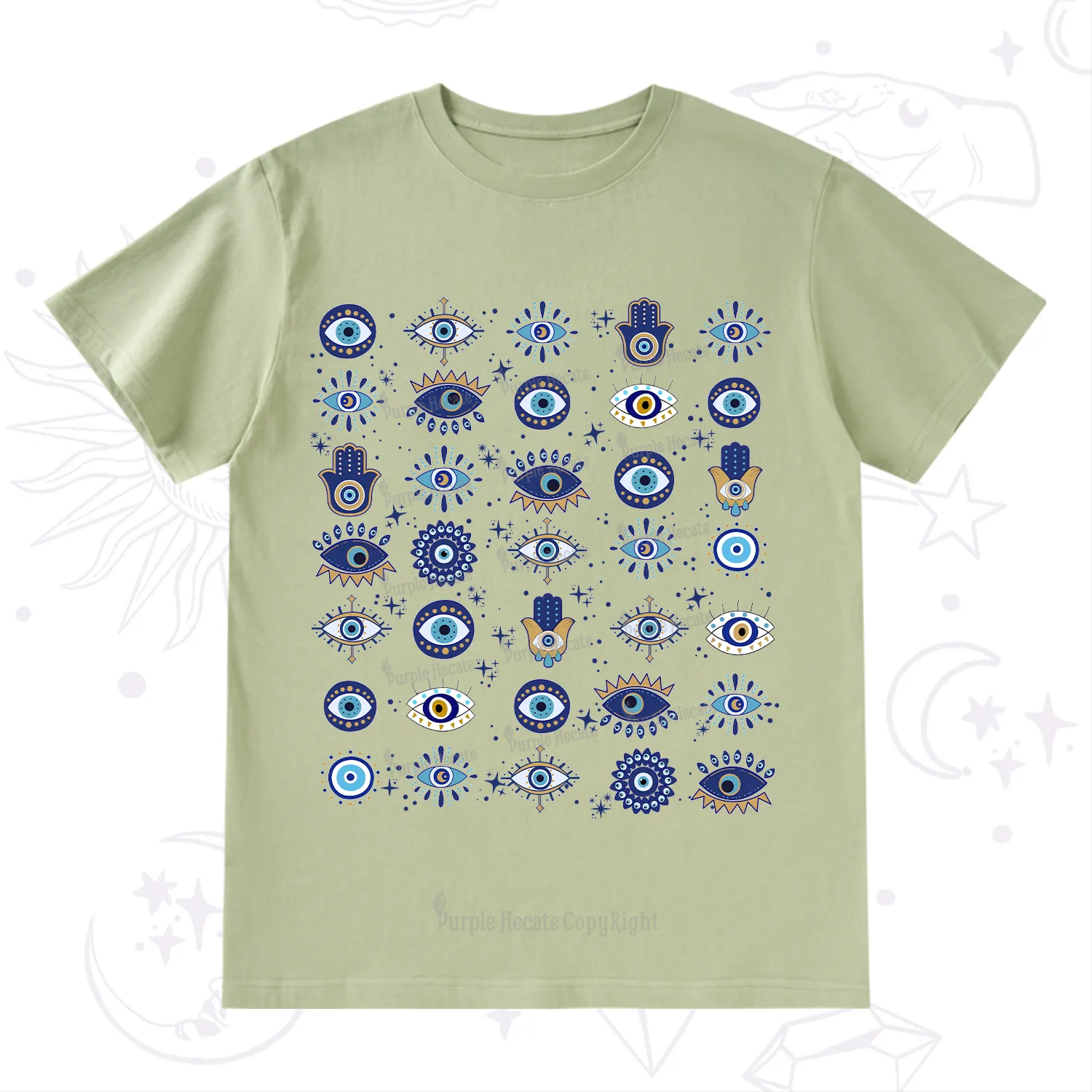 Purplehecate Evil Eye Protection T-Shirt