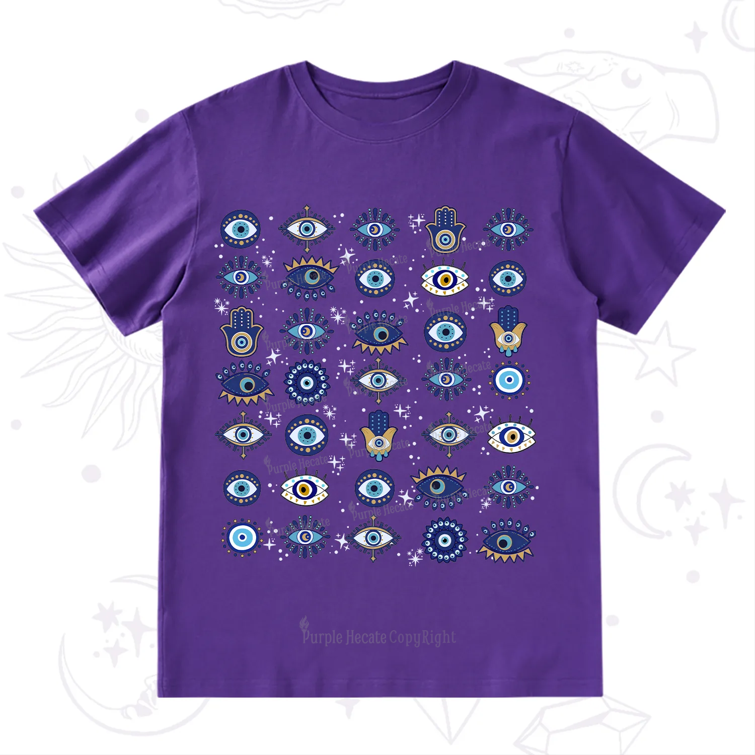 Purplehecate Evil Eye Protection T-Shirt
