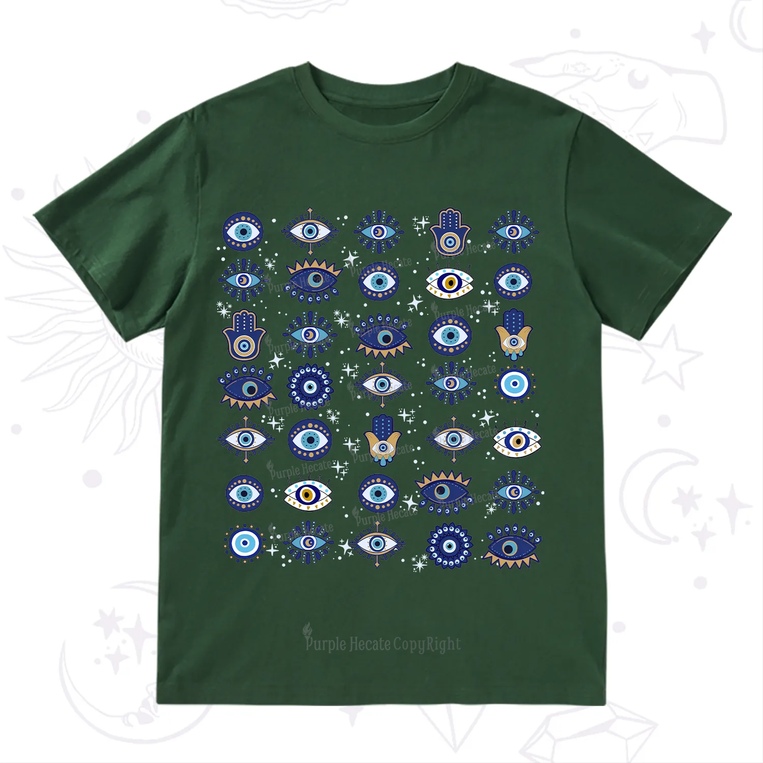 Purplehecate Evil Eye Protection T-Shirt