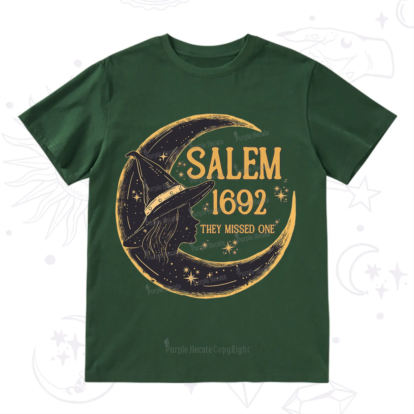 Purplehecate 1692 Salem Witch T-Shirt