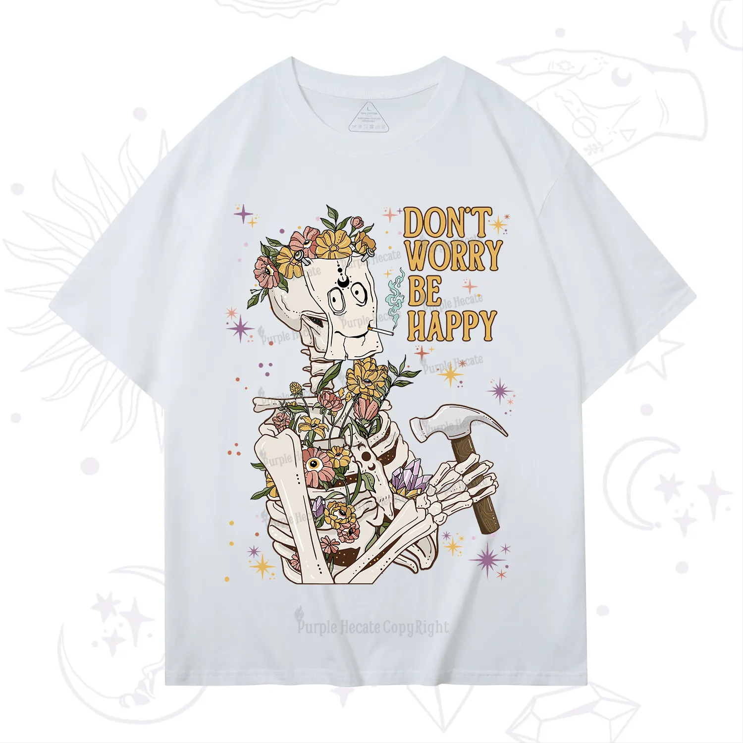 Purplehecate Don't Worry Be Happy T-Shirt