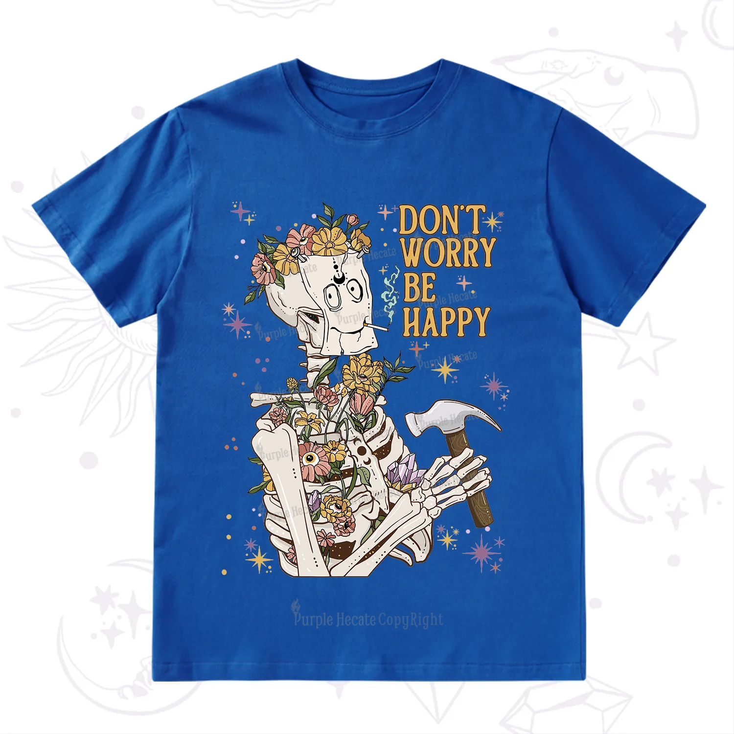 Purplehecate Don't Worry Be Happy T-Shirt
