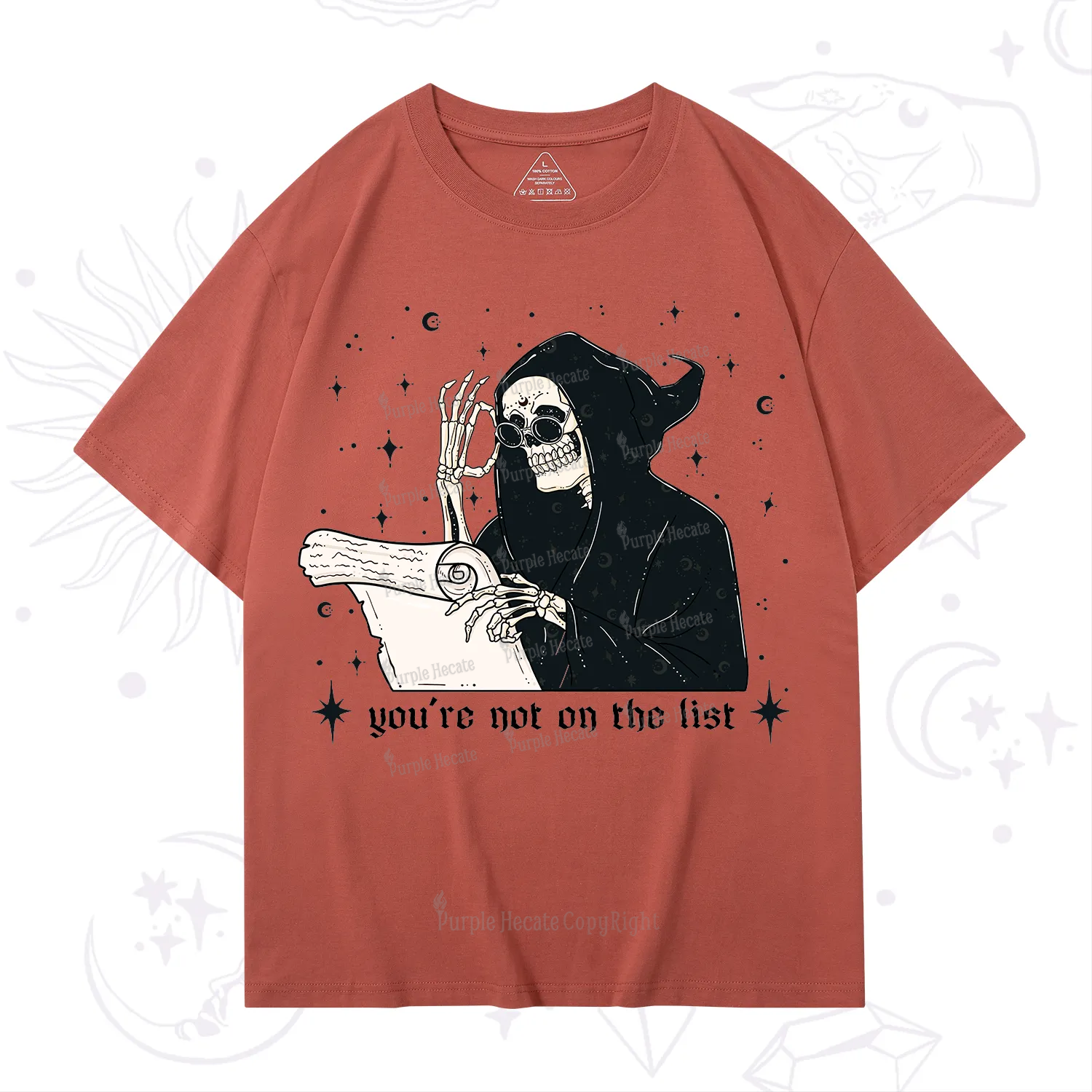 Purplehecate You're Not On The List T-Shirt