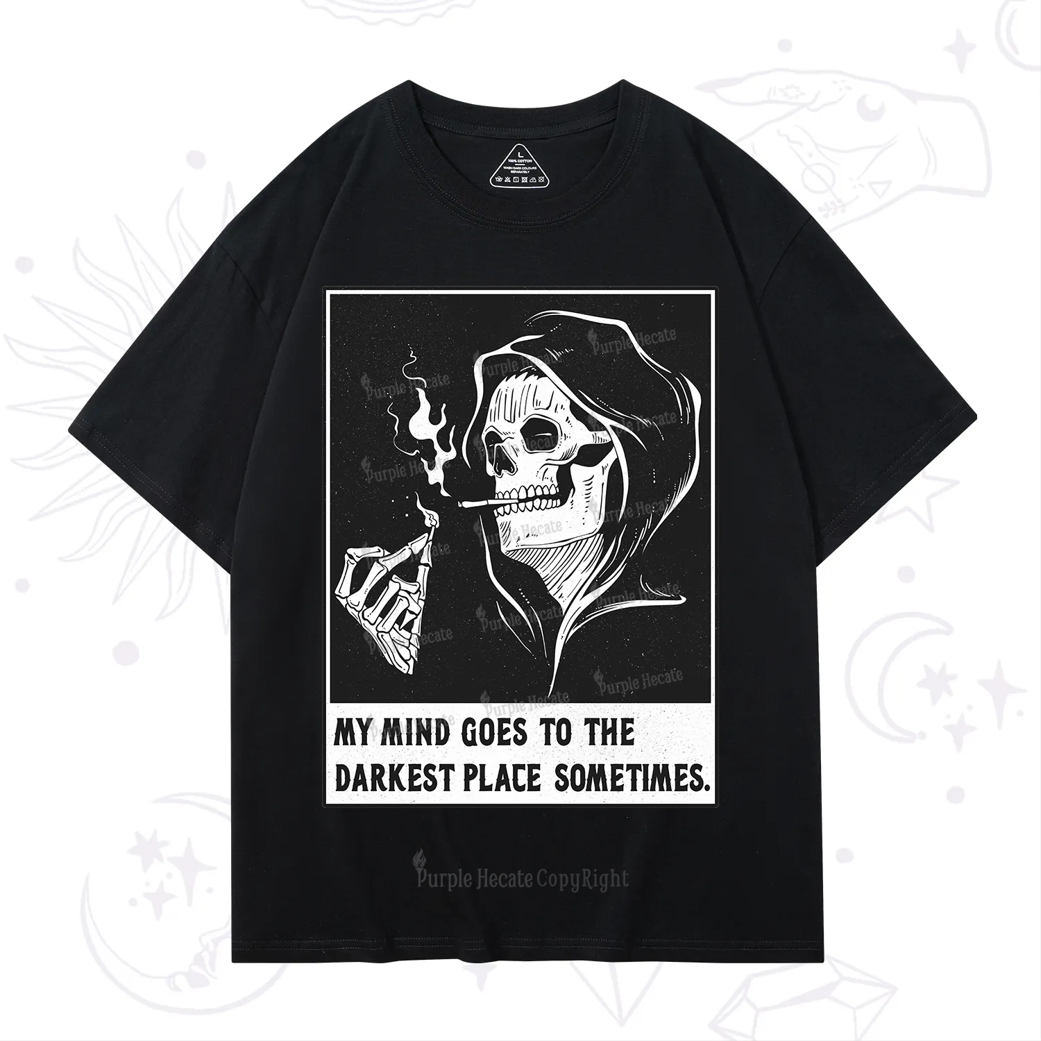 Purplehecate My Mind Goes To The Darkest Place Sometimes T-Shirt