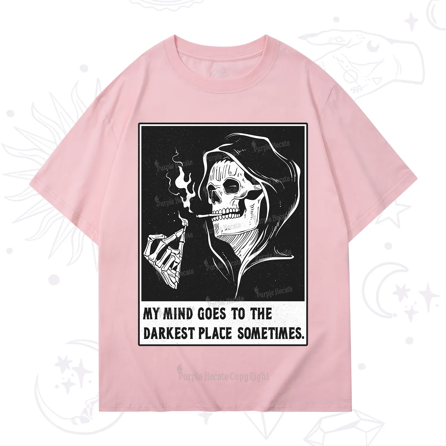 Purplehecate My Mind Goes To The Darkest Place Sometimes T-Shirt