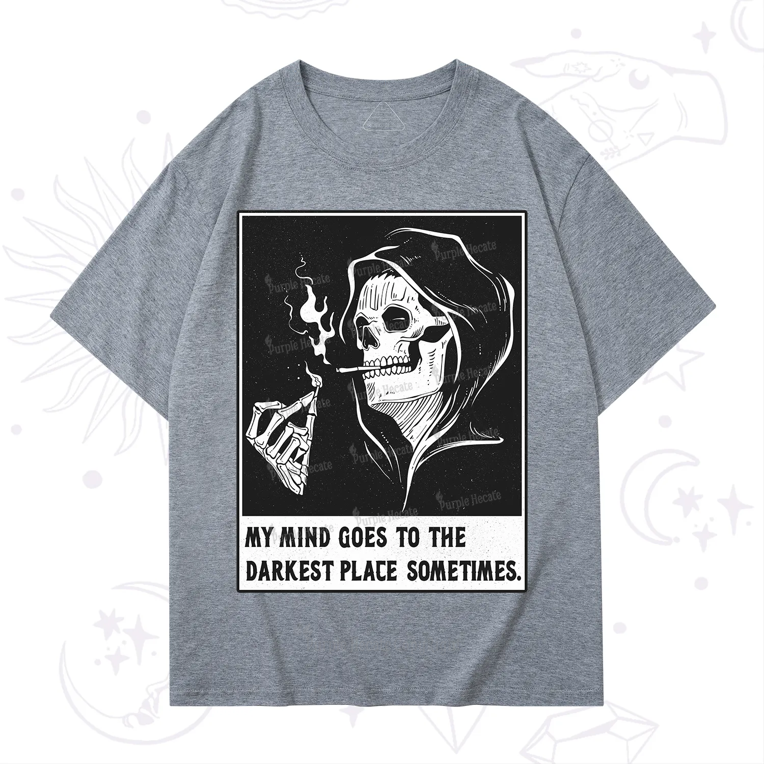Purplehecate My Mind Goes To The Darkest Place Sometimes T-Shirt