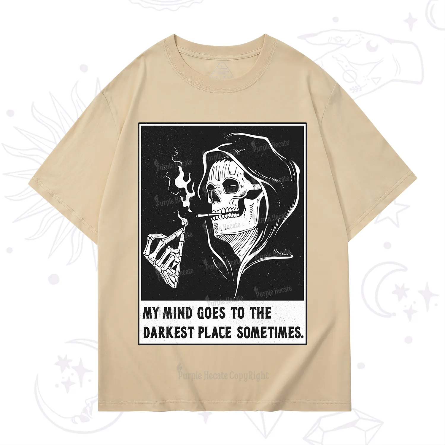Purplehecate My Mind Goes To The Darkest Place Sometimes T-Shirt