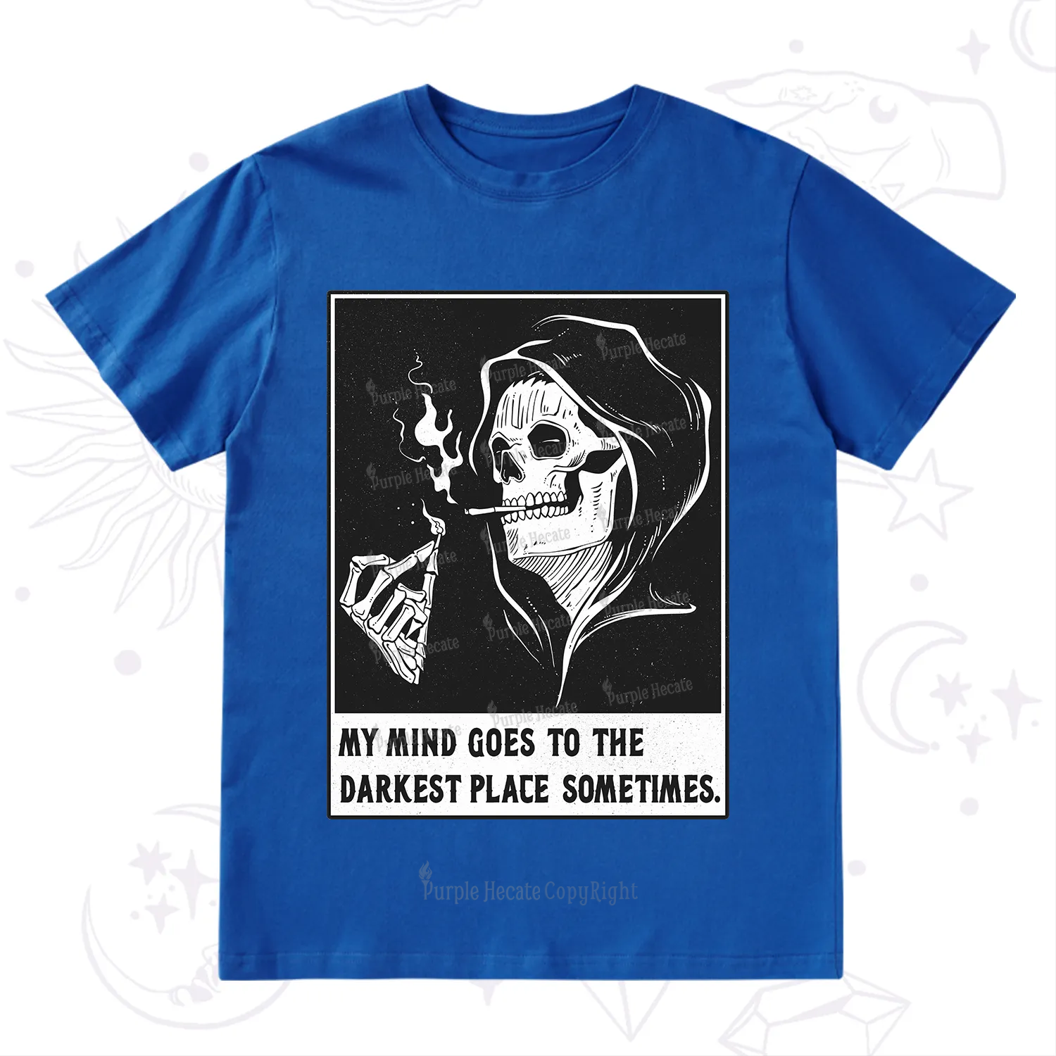 Purplehecate My Mind Goes To The Darkest Place Sometimes T-Shirt