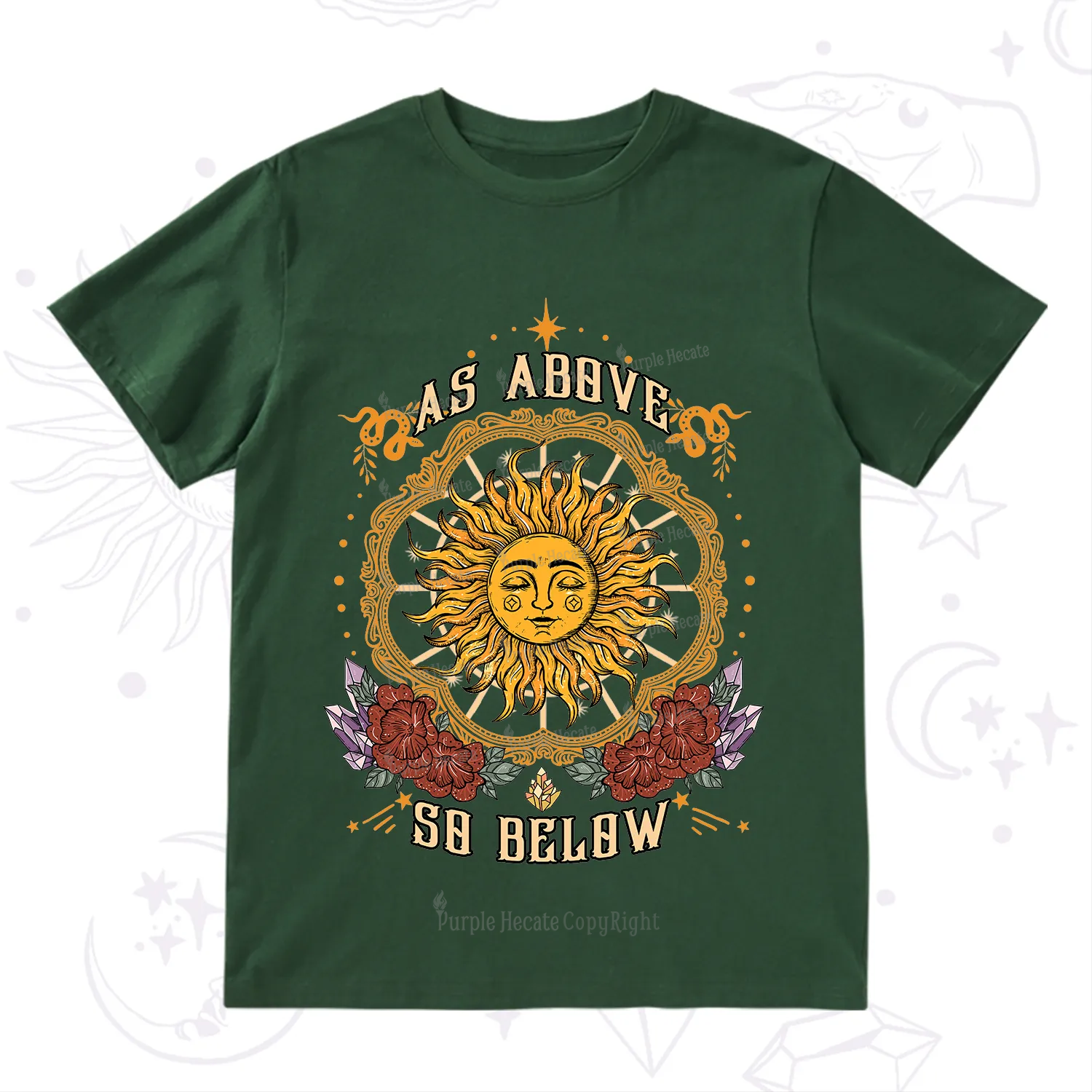 Purplehecate As Above So Below T-Shirt