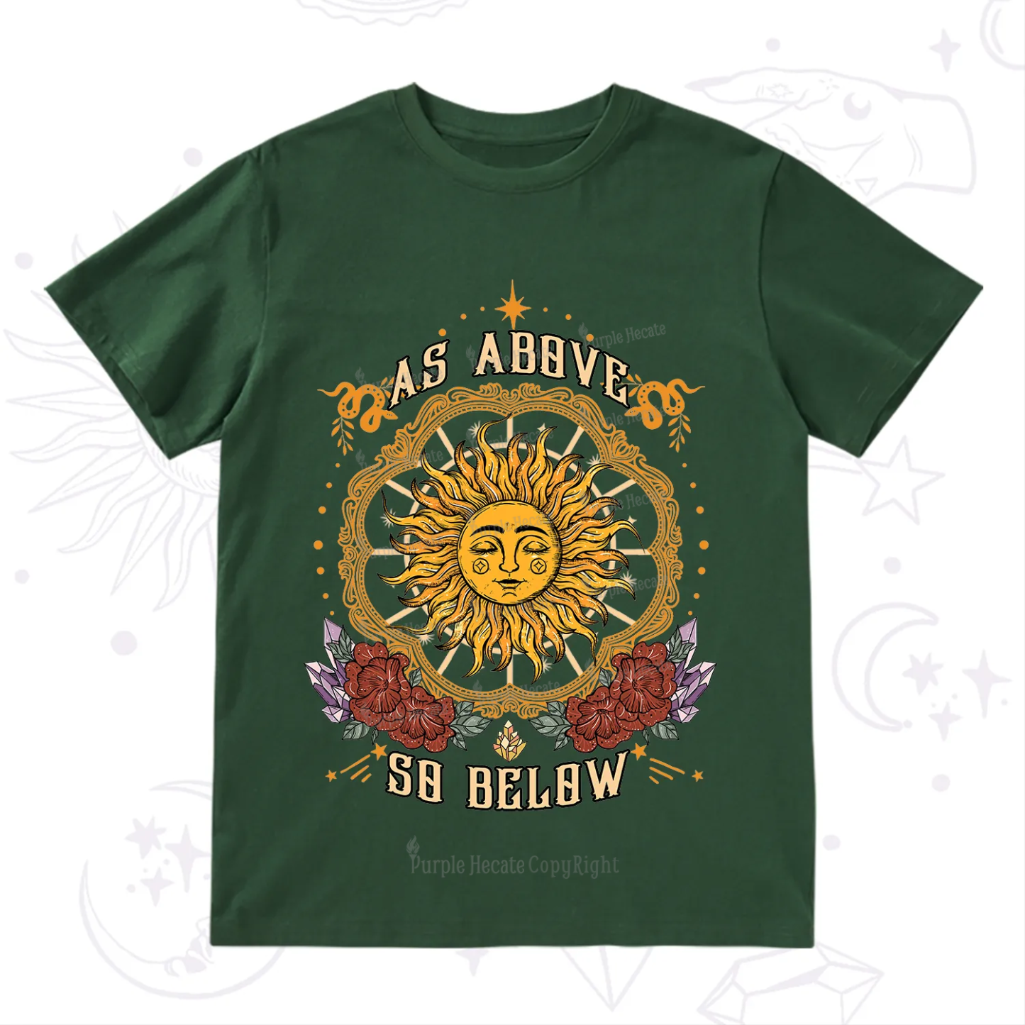 Purplehecate As Above So Below T-Shirt